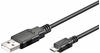 Goobay USB 2.0 Hi-Speed Kabel, USB-A/Micro-USB, 1 m Adapter