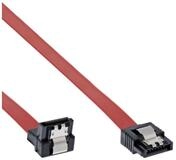 Inline SATA Anschlusskabel abgewinkelt, mit Sicherheitslasche, 0,5m...