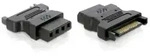 Delock DeLOCK Adapter Power - IDE drive > 4 Pin SATA 15 p IDE 4p Schwarz