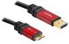 Delock USB 3 Kabel Stecker-A an micro-B Stecker 5 m USB-Kabel, vergoldete