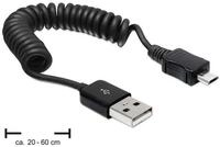 Delock USB 2.0-A/USB micro-B 0.6m USB Kabel 0,6 m USB A Micro-USB B USB-Kabel