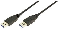 LogiLink LogiLink USB-Kabel USB 3.2 Gen1 USB-A Stecker, USB-A Stecker 3.00 m S