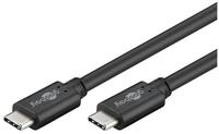 Goobay USB-C Kabel USB 3.2 Gen 1 Power Delivery USB-Kabel, USB-C, (100 cm), 5...