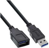 Inline USB 3.2 Gen.1 Kabel, USB-A Stecker / Buchse, 2m USB-Kabel