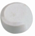 MAUL Magnet Rundmagnet 15mm Durchmesser 0,17kg Haftkraft 20 St&uuml;ck wei&szlig;