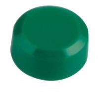 MAUL Magnet Rundmagnet 15mm Durchmesser 0,17kg Haftkraft 20 St&uuml;ck gr&uuml;n