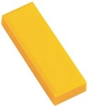 MAUL Magnet Rechteckmagnet 53x18mm 1kg Haftkraft 20 St&uuml;ck gelb