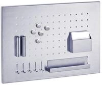 Zeller Present Memoboard, aus Edelstahl
