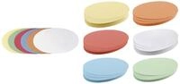 FRANKEN Moderationskoffer Moderationskarte - Oval, 190 x 110 mm, sortiert, 500...