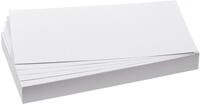 FRANKEN Moderationskoffer Moderationskarte - Rechteck, 205 x 95 mm, wei&szlig;, 500...