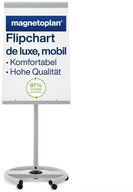 magnetoplan&reg; Anzeigetafel Flipchart DeLuxe Mobil - magnethaftend - 68x106,5 cm...