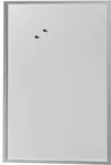 Herlitz Magnettafel Whiteboard 60x80cm beschriftbar Holzrahmen silber...