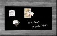 Sigel Wandtafel Glas-Magnetboard artverum 91x46cm schwarz