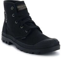 Schn&uuml;rboots PALLADIUM "PAMPA HI", Damen, Gr. 42, schwarz, Textil, Schuhe
