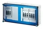 HENSEL Sicherungshalter Hensel Sicherungsgeh&auml;use 3x NH00 Mi 6436 bunt
