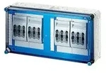 HENSEL Sicherungshalter Hensel Sicherungsgeh&auml;use 4x3xNH00 250A 5p Mi 6465 bunt