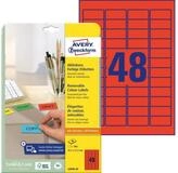 Avery Zweckform Etiketten Etiketten Inkjet/Laser/Kopier 45,7x21,2mm VE=960...