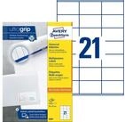 Avery Zweckform Etikett 3481 3481 Universal-Etiketten ultragrip - 70 x 41 mm...