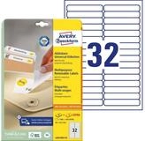 Avery Zweckform Etiketten Universal-Etiketten 96x16,9 mm VE=960 St&uuml;ck wei&szlig;