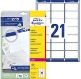 Avery Zweckform Etiketten Adress-Etiketten ultragrip 63,5x38,1 mm VE=840...