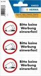 HERMA Etiketten HERMA Hinweisetiketten "Bitte keine Werbung einwerfen"