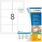 HERMA Etikettenpapier Herma Etiketten f&uuml;r Adressen abl&ouml;sbar 99,1 x 67,7 mm weiss