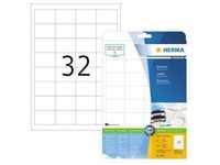 HERMA Whiteboard Marker Herma Prem. Etiketten 48,3x33,8 25 Blatt DIN A4 800...