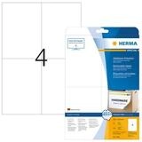 HERMA Etiketten HERMA Etiketten abl&ouml;sbar wei&szlig; 105x148mm 25 Blatt 100 St&uuml;ck