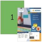 HERMA Etikettenpapier Herma Etiketten permanent haftend 210 x 297 mm gr&uuml;n 100...