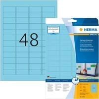 HERMA Etiketten Etiketten blau 45,7x21,2mm Special A4 VE=960 St&uuml;ck
