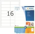 HERMA Etikettenpapier Herma Etiketten permanent haftend 97 x 33,8 mm weiss...