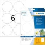 HERMA Etiketten Etiketten wei&szlig; Movables/abl&ouml;sbar Durchmesser 8,5mm Special A4