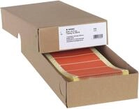 HERMA Etikettenrolle Computeretiketten endlos 88,9x35,7mm rot 1-bahnig VE=2000...