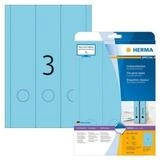HERMA Etiketten HERMA Ordneretiketten A4 blau 61x297 mm Papier opak 60 St.