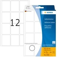 HERMA Etiketten Vielzwecketiketten 32 x 41 mm wei&szlig; 384 St&uuml;ck, permanent...