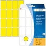 HERMA Etiketten Vielzweck-Etiketten 25x40mm gelb VE=512 St&uuml;ck