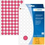 HERMA Etiketten Vielzweck-Etiketten 13mm leuchtrot VE=1848 St&uuml;ck