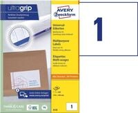 Avery Zweckform Etiketten Universal-Etiketten ultragrip 210x148 mm VE=200...