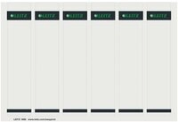 LEITZ Aktenordner Leitz R&uuml;ckenschild kurz schmal - grau