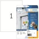 HERMA Etikett Herma Etiketten abl&ouml;sbar 210 x 297 mm Folie weiss wetterfest 20 Bl 20
