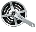 Shimano Fahrradkurbel SHIMANO Kurbelgarnitur TOURNEY FC-TY501 6/7/8-fach 175 mm