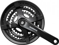 Shimano Fahrradkurbel SHIMANO Kurbelgarnitur TOURNEY FC-TY501 6/7/8-fach 170 mm