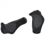 XLC Fahrradlenkergriff XLC Griffe Ergonomic GR-S22 135/92mm, schwarz/grau