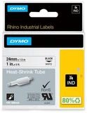 DYMO Etikett Rhino Industrie Schrumpfschlauch-Kabeletiketten, 24 mm x 1,5 m