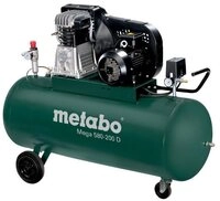 metabo Kompressor Mega 580-200 D, 3000 W, max. 11 bar, 200 l
