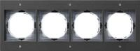 GIRA Klemmen Gira Abdeckrahmen 4f.anth 021467