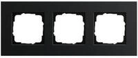GIRA Gira Abdeckrahmen 3-fach aluminium schwarz 0213126 Installationskabel