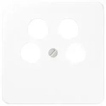 JUNG Abdeckplatte Jung Abdeckung aws f&uuml;r 4L-SAT-TV-Dose CD 561-4 SAT2 WW