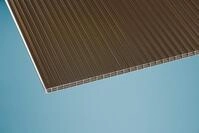 Terrasse2000 Doppelstegplatte 98 x 200 cm Doppelstegplatte Premium Bronze 16 mm