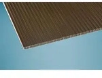 Terrasse2000 Doppelstegplatte 98 x 350 cm Doppelstegplatte Premium Bronze 16 mm